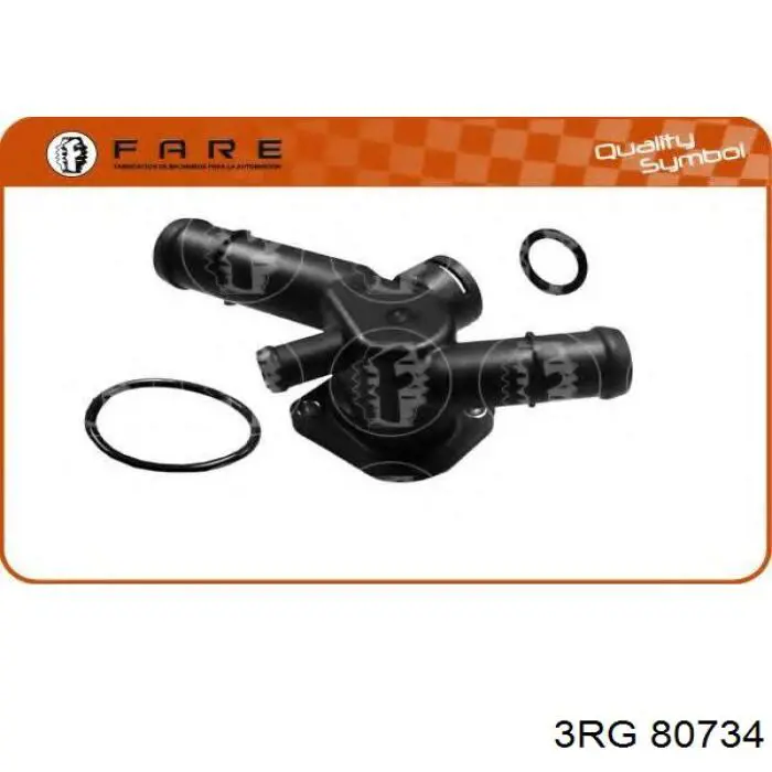 Comprar 80734 3RG Brida del sistema de refrigeración (triple unión)