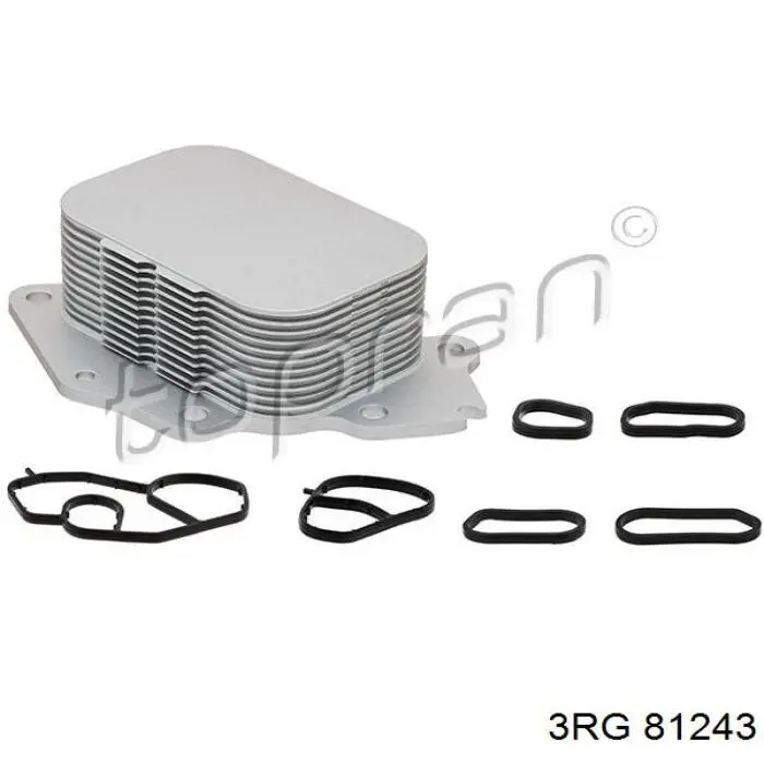 Radiador de aceite debajo del filtro 3RG 81243 precio, desde 39,50 EUR