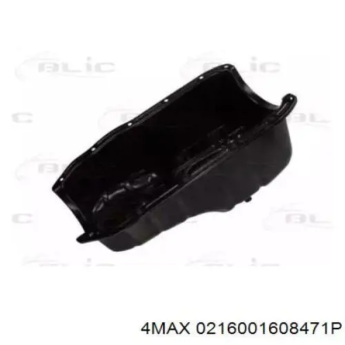 Cárter de aceite del motor 6312 Metalcaucho