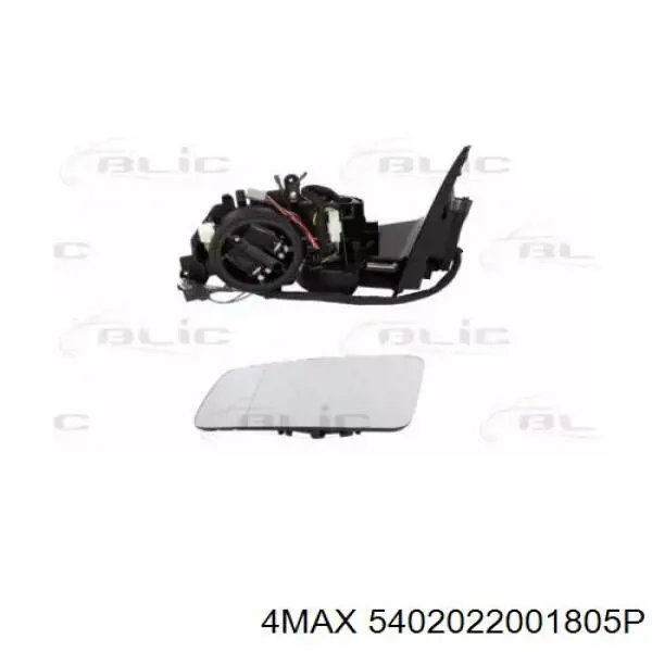 Comprar A2128100376 Mercedes Espejo de retrovisor izquierdo