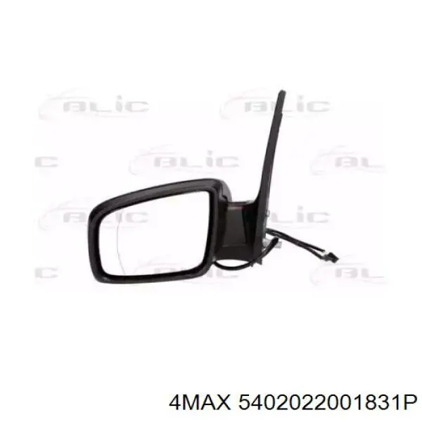 5402-02-2001831P 4max cristal de espejo retrovisor exterior izquierdo