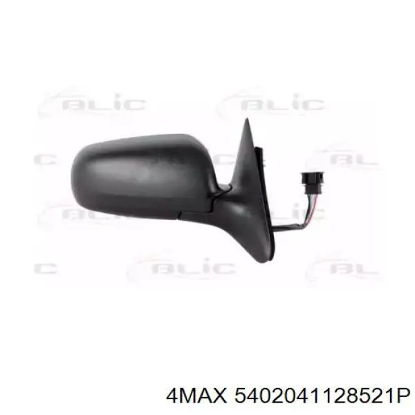 Espejo de retrovisor derecho 1U1857502A VAG