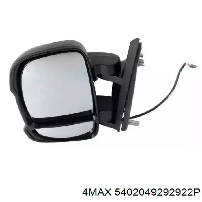 Espejo de retrovisor derecho 5402049292922P 4max