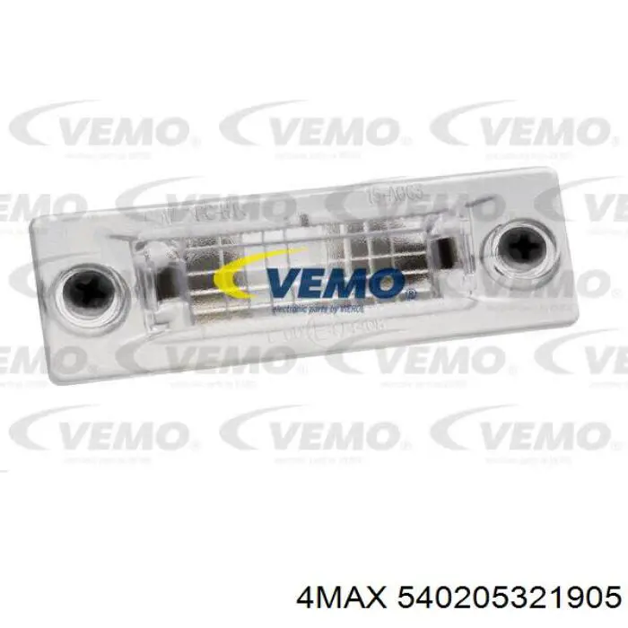 Comprar 540205321905 4max Luz matricula