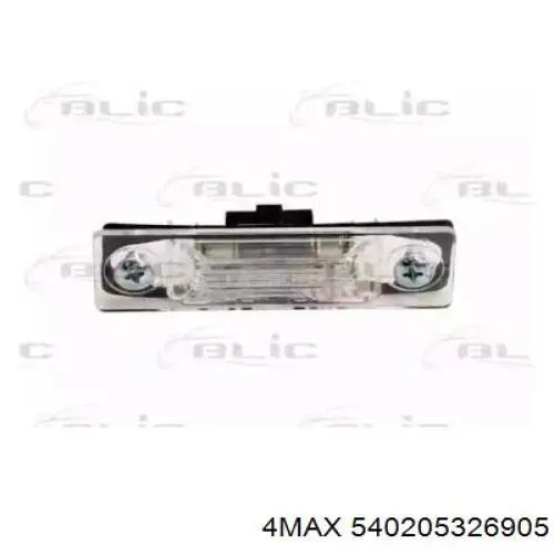 Luz matricula 05350905LED Depo/Loro/Abakus
