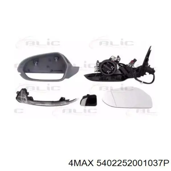 4G1857409AA01C VAG Espejo retrovisor izquierdo