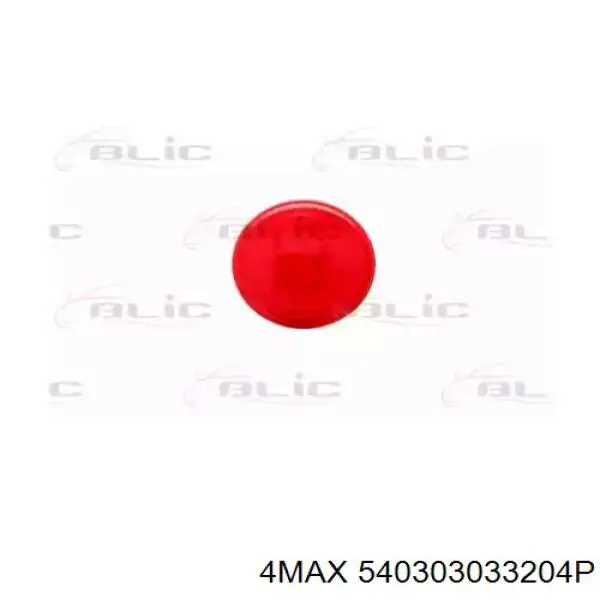 5403-03-033204P 4max reflector, parachoques trasero, derecho