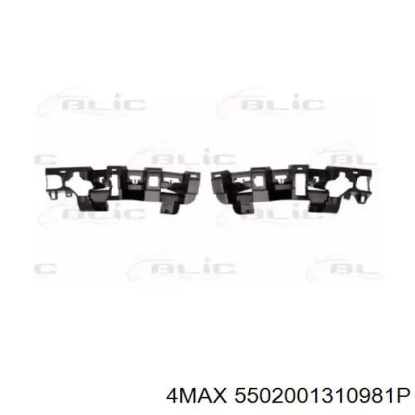 5502-00-1310981P 4max absorbente parachoques trasero