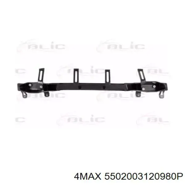 5502003120980P 4max refuerzo paragolpes trasero