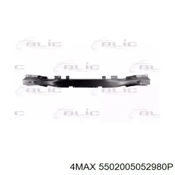 Refuerzo parachoques trasero 5509963 Polcar