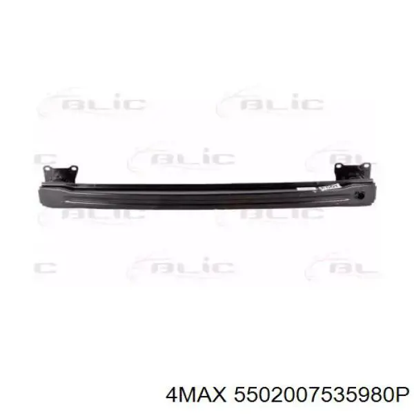 5502-00-7535980P 4max refuerzo paragolpes trasero