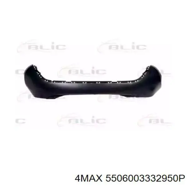 735535918 Fiat/Alfa/Lancia parachoques trasero, parte superior