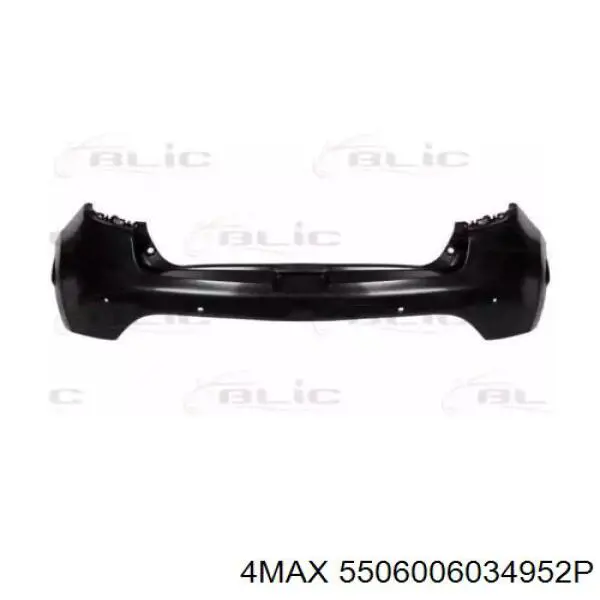 850126718R Renault (RVI) Defensa trasero
