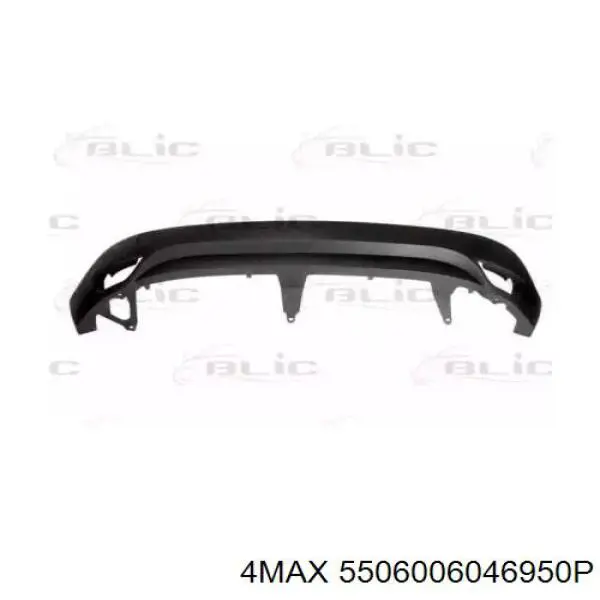 Parachoques trasero 6073961 Polcar