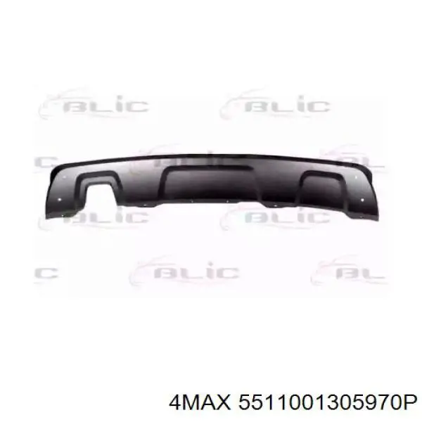 Protector parachoques trasero 2820991 Polcar