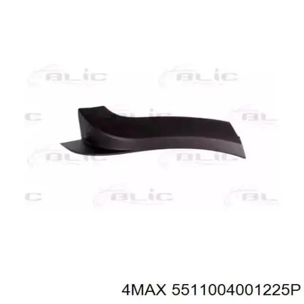Alerón delantero izquierdo del parachoques 51116800134 BMW