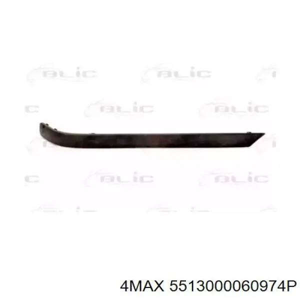 Listón embellecedor/protector, parachoques trasero derecho BMW 3 (E36)