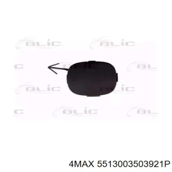 A45388544009999 Mercedes Cobertura de parachoques, enganche de remolque, delantera 