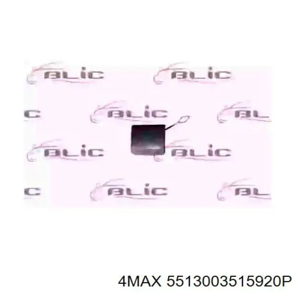 A20388506269197 Mercedes Cobertura de parachoques, enganche de remolque, delantera 