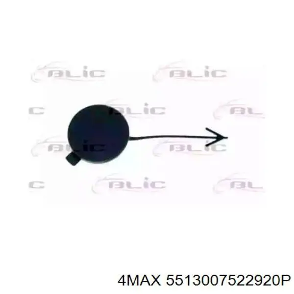 Comprar 30807184 AND Tapa del enganche de remolcado delantera