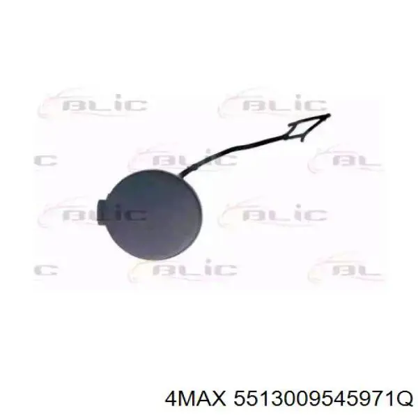 5513-00-9545971Q 4max cobertura de parachoques, enganche de remolque, trasera