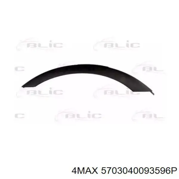 Ensanchamiento, guardabarros trasero derecho BMW X3 (E83)