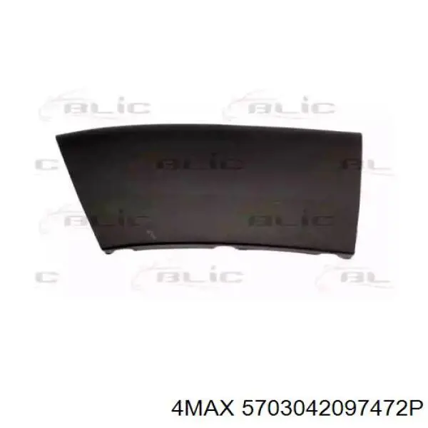 Comprar 1610461680 Peugeot/Citroen Extensión de la aleta delantera derecha