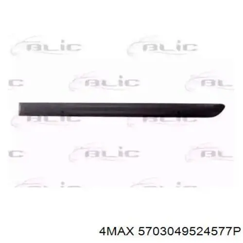 1K4853753AGRU VAG moldura puerta trasera izquierda