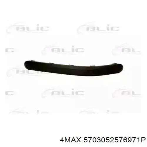 5703-05-2576971P 4max moldura de parachoques trasero izquierdo