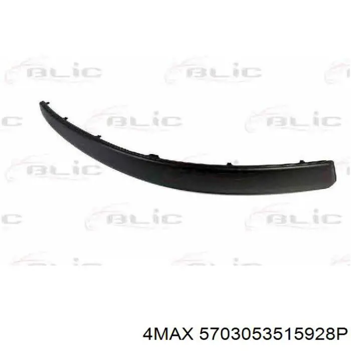 A20388518219197 Mercedes Moldura del parachoques delantero derecho
