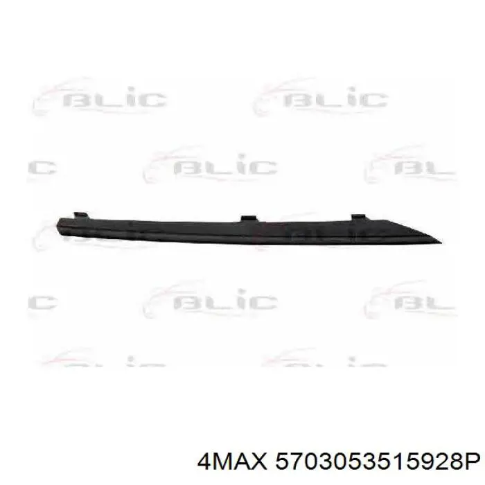 Comprar 3032482 VAN Wezel Moldura del parachoques delantero derecho