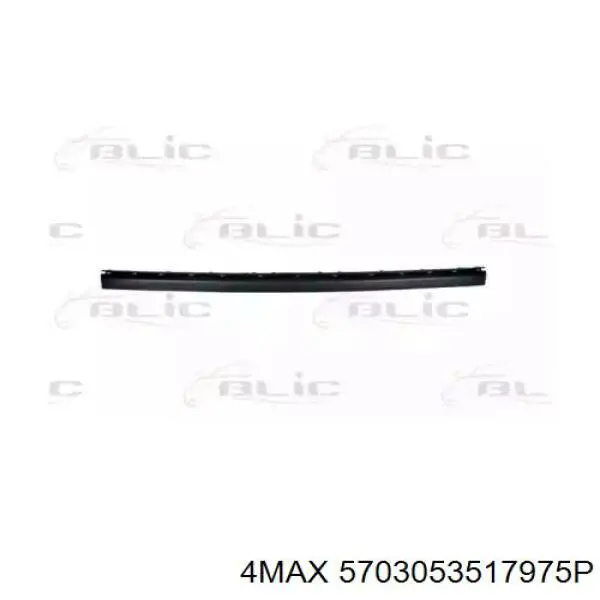 A22088511219189 Mercedes Embellecedor central del parachoques trasero