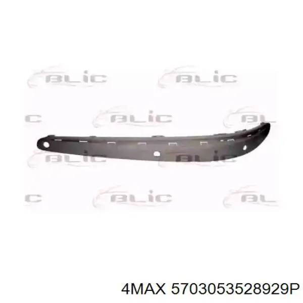 5703-05-3528929P 4max moldura de parachoques delantero izquierdo