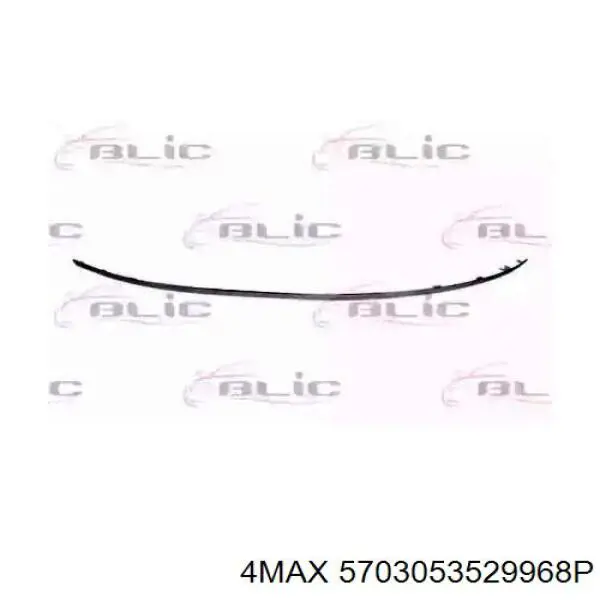 5703-05-3529968P 4max moldura de parachoques trasero derecho