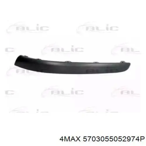 5703-05-5052974P 4max moldura de parachoques trasero derecho