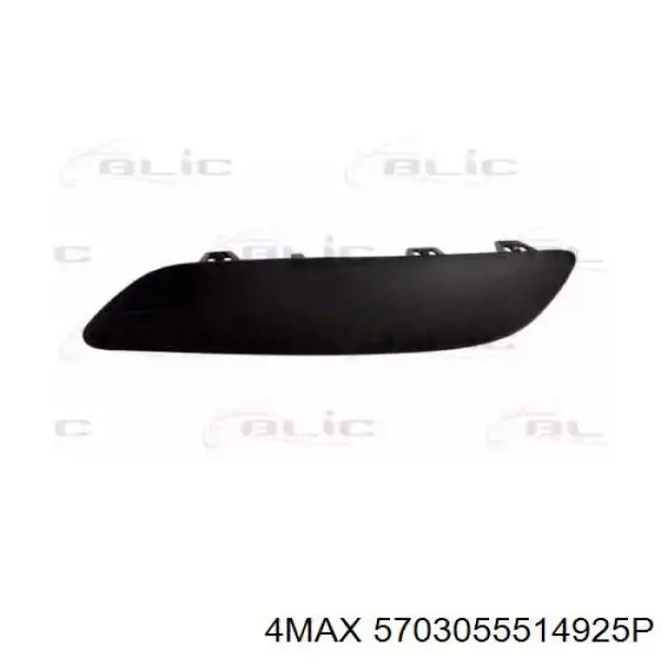 5703-05-5514925P 4max moldura de parachoques delantero izquierdo