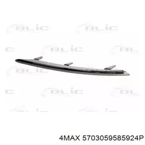 5703-05-9585924P 4max moldura de parachoques delantero derecho