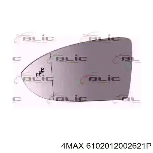 L1209 SPJ Cristal de espejo retrovisor exterior izquierdo
