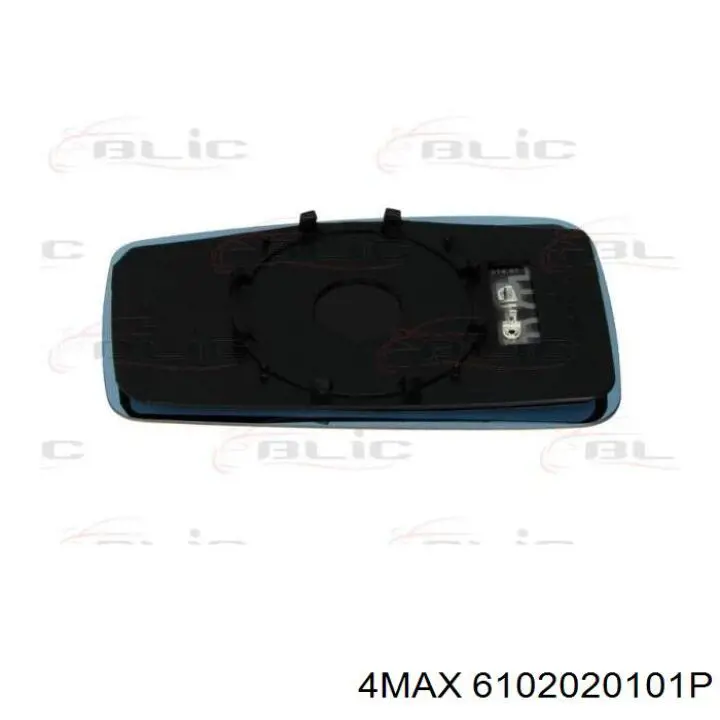 6102-02-0101P 4max cristal de espejo retrovisor exterior derecho