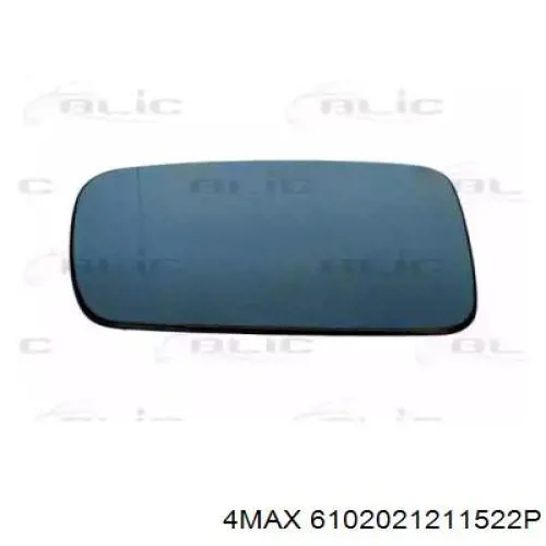 6102021211522P 4max cristal de espejo retrovisor exterior izquierdo