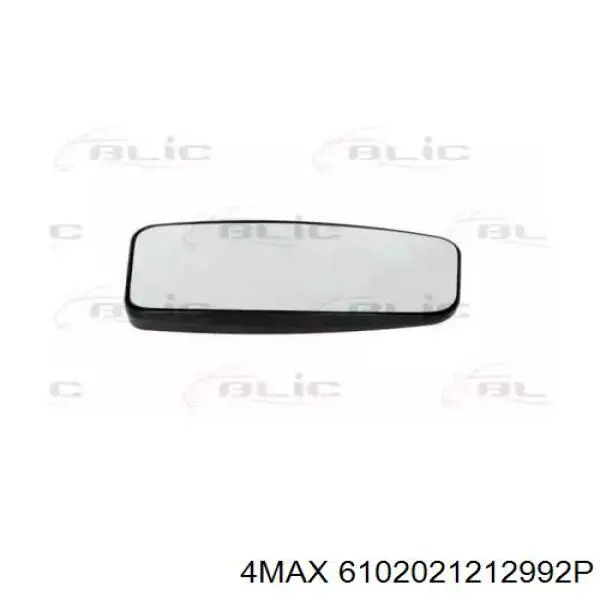 6102021212992P 4max cristal de espejo retrovisor exterior derecho