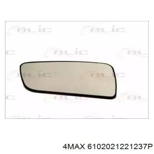 6102021221237P 4max cristal de espejo retrovisor exterior derecho