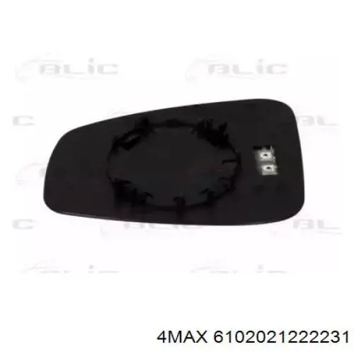 6102-02-1222231 4max cristal de espejo retrovisor exterior izquierdo