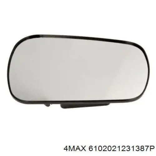 6102-02-1231387P 4max cristal de espejo retrovisor exterior izquierdo