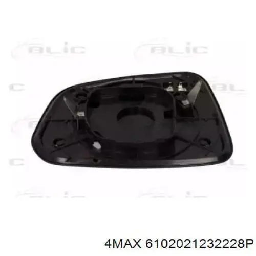 6102021232228P 4max cristal de espejo retrovisor exterior derecho