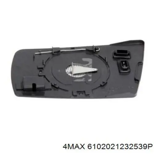 6102-02-1232539P 4max cristal de espejo retrovisor exterior derecho