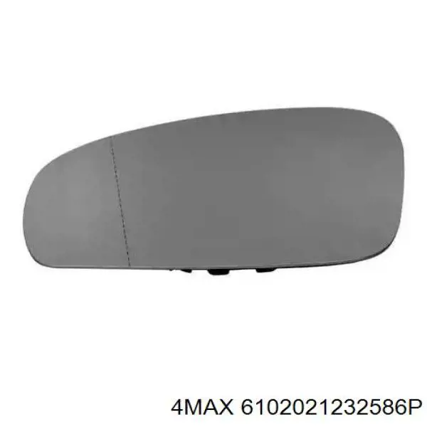 6102021232586P 4max cristal de espejo retrovisor exterior izquierdo