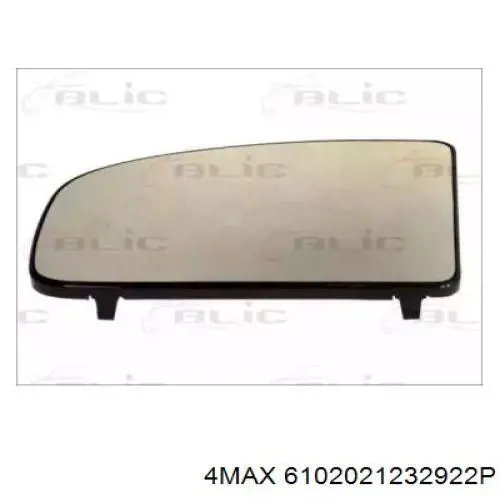 6102021232922P 4max cristal de espejo retrovisor exterior derecho