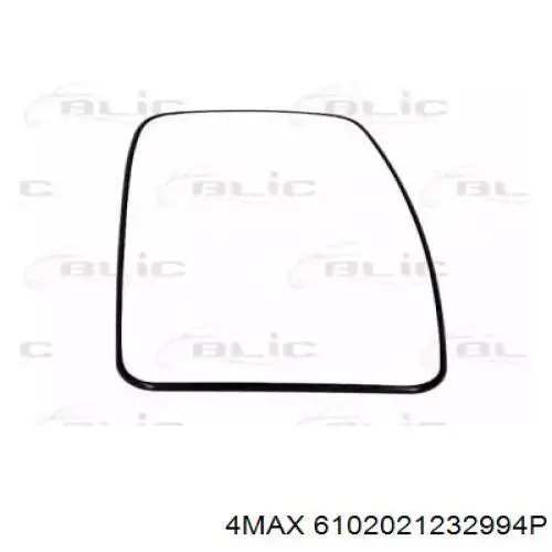 6102-02-1232994P 4max cristal de espejo retrovisor exterior derecho