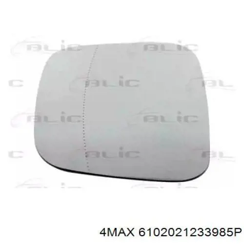 Cristal de espejo retrovisor derecho 9568557E Polcar